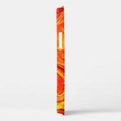 Abstracte twirl golft textuurachtergrond. Brightco Case-Mate iPhone Case (Achterkant / Rechts)