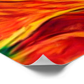 Abstracte twirl golft textuurachtergrond. Brightco Poster (Hoek)