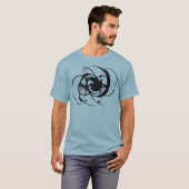 Abstracte Twist T-shirt (Voorkant volledig)