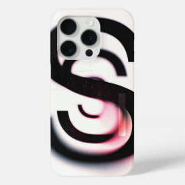 Abstracte Typografie "Silo" Telefoonhoes iPhone 15 Pro Case