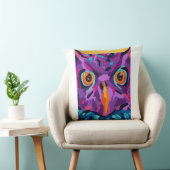 Abstracte uil kussen (Stoel)