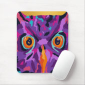 Abstracte uil muismat (Met muis)
