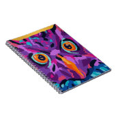 Abstracte uil notitieboek (Rechterzijde)