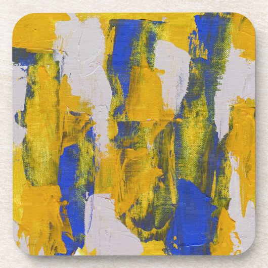 Abstracte uitdrukking nr. 10 van Michael Moffa Bier Onderzetter (Voorkant)