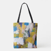 Abstracte uitdrukking nr. 11 van Michael Moffa Tote Bag (Achterkant)