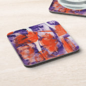 Abstracte uitdrukking nr. 12 van Michael Moffa Bier Onderzetter (Linkerzijde)