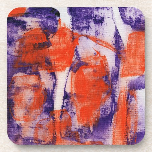 Abstracte uitdrukking nr. 12 van Michael Moffa Bier Onderzetter (Voorkant)