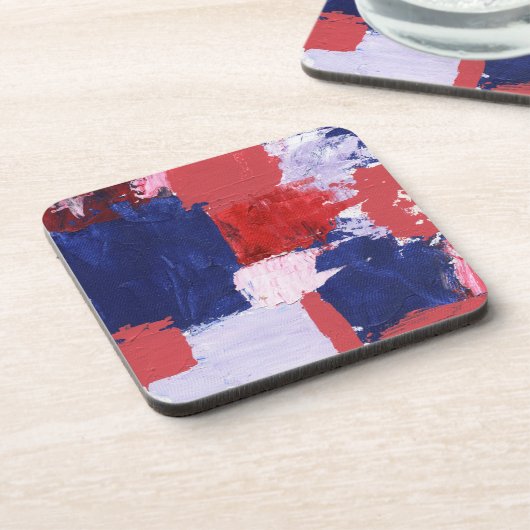 Abstracte uitdrukking nr. 1 van Michael Moffa Bier Onderzetter (Linkerzijde)