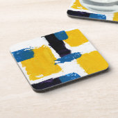 Abstracte uitdrukking nr. 2 van Michael Moffa Bier Onderzetter (Linkerzijde)