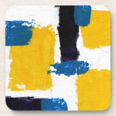 Abstracte uitdrukking nr. 2 van Michael Moffa Bier Onderzetter (Voorkant)