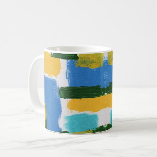 Abstracte uitdrukking nr. 3 van Michael Moffa Koffiemok (Voorkant links)