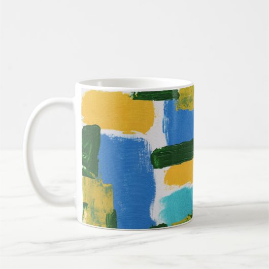 Abstracte uitdrukking nr. 3 van Michael Moffa Koffiemok (Links)