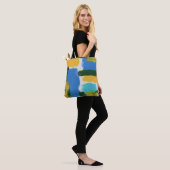 Abstracte uitdrukking nr. 3 van Michael Moffa Tote Bag (Op model)