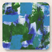 Abstracte uitdrukking nr. 4 van Michael Moffa Bier Onderzetter (Voorkant)