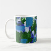 Abstracte uitdrukking nr. 4 van Michael Moffa Koffiemok (Links)