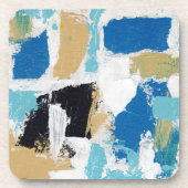 Abstracte uitdrukking nr. 6 van Michael Moffa Bier Onderzetter (Voorkant)