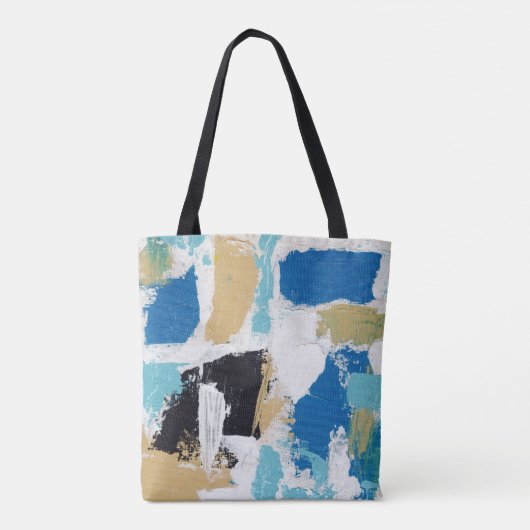 Abstracte uitdrukking nr. 6 van Michael Moffa Tote Bag (Achterkant)