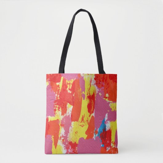Abstracte uitdrukking nr. 7 van Michael Moffa Tote Bag (Voorkant)