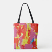 Abstracte uitdrukking nr. 7 van Michael Moffa Tote Bag (Achterkant)