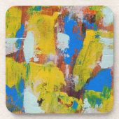 Abstracte uitdrukking nr. 8 van Michael Moffa Bier Onderzetter (Voorkant)