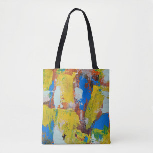 Abstracte uitdrukking nr. 8 van Michael Moffa Tote Bag