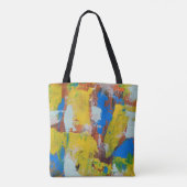 Abstracte uitdrukking nr. 8 van Michael Moffa Tote Bag (Achterkant)