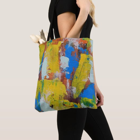 Abstracte uitdrukking nr. 8 van Michael Moffa Tote Bag (Dichtbij)