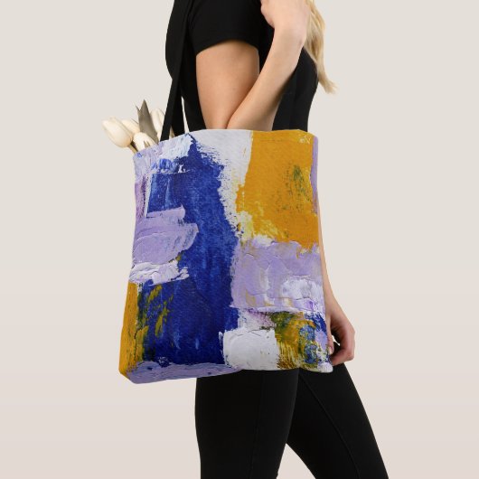 Abstracte uitdrukking nr. 9 van Michael Moffa Tote Bag (Dichtbij)