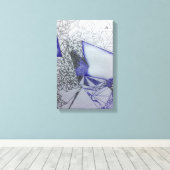 abstracte uitgestrekte canvastekening Afdrukken (Insitu (Houten vloer))