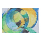 Abstracte uiting van gevoelens kussensloop (Achterkant-Links)