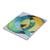 Abstracte uiting van gevoelens tegeltje (Zijkant)