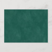 Abstracte uitnodiging tot het groene huwelijk van  (Achterkant)