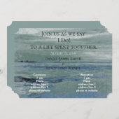 Abstracte uitnodiging tot het ontwerpen van meren (Voorkant / Achterkant)