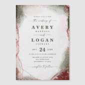 Abstracte uitnodiging tot het trekken van tovenaar (Voorkant)