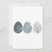 Abstracte uitnodiging tot het uitnodigen van paase (Achterkant)