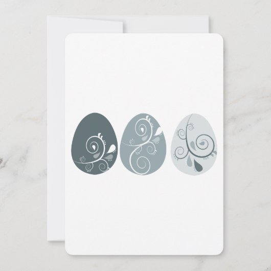 Abstracte uitnodiging tot het uitnodigen van paase (Achterkant)