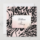 Abstracte uitnodiging tot huwelijk (Achterkant)