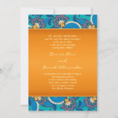 Abstracte uitnodiging tot weduwschap met Lotus Flo (Voorkant)