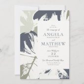 Abstracte uitnodiging van Floral in het najaar van (Voorkant)