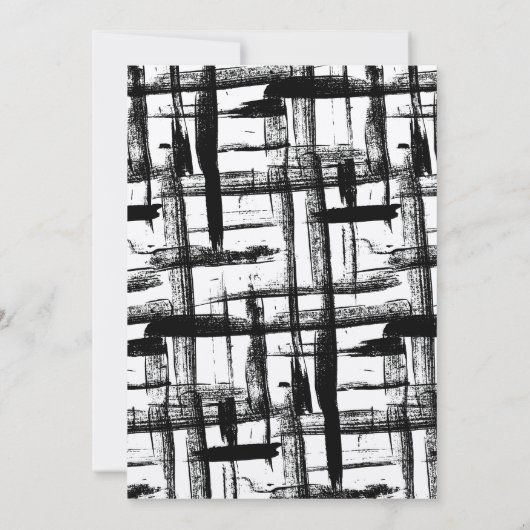 Abstracte uitnodiging voor Boho Wedding (Achterkant)