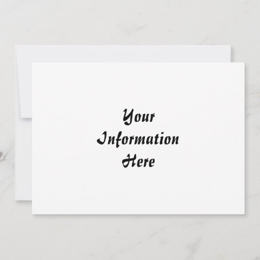 Abstracte uitnodiging voor danseres (Achterkant)