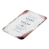 Abstracte uitnodiging voor een brute brute bruinko magneet (Linkerzijde)