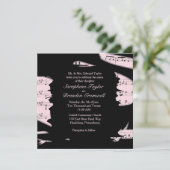 Abstracte uitnodiging voor een wedstrijd voor Blac (Staand voorkant)