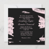 Abstracte uitnodiging voor een wedstrijd voor Blac (Voorkant)