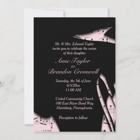 Abstracte uitnodiging voor een wedstrijd voor Blac (Voorkant)