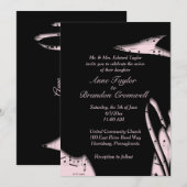 Abstracte uitnodiging voor een wedstrijd voor Blac (Voorkant / Achterkant)