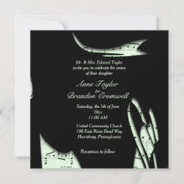 Abstracte uitnodiging voor een wedstrijd voor Blac