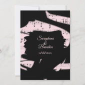 Abstracte uitnodiging voor een wedstrijd voor Blac (Achterkant)