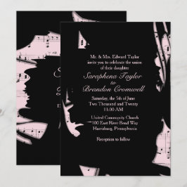 Abstracte uitnodiging voor een wedstrijd voor Blac