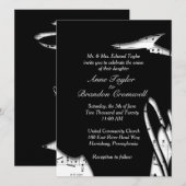 Abstracte uitnodiging voor het binden van muziek i (Voorkant / Achterkant)